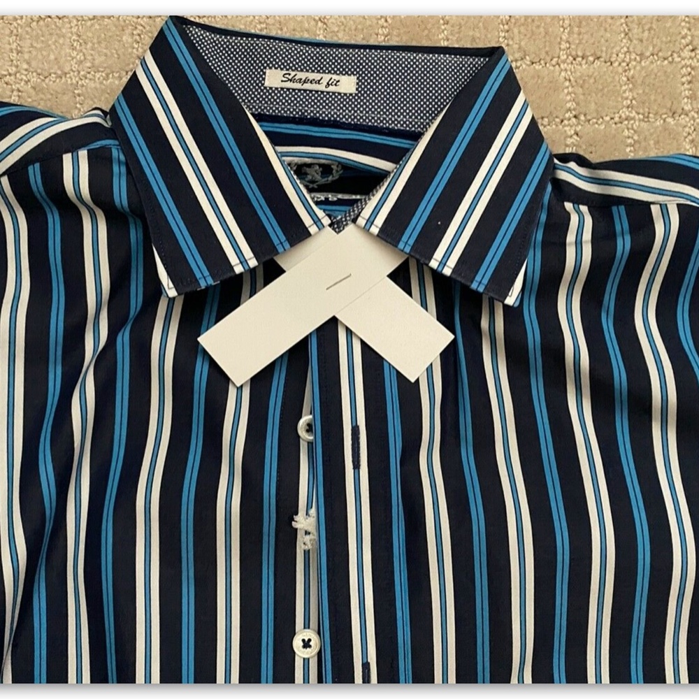 Mens Bugatchi Shaped Fit Shirt - Size S